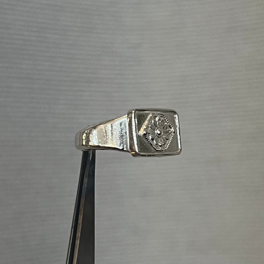 Flower Signet Ring