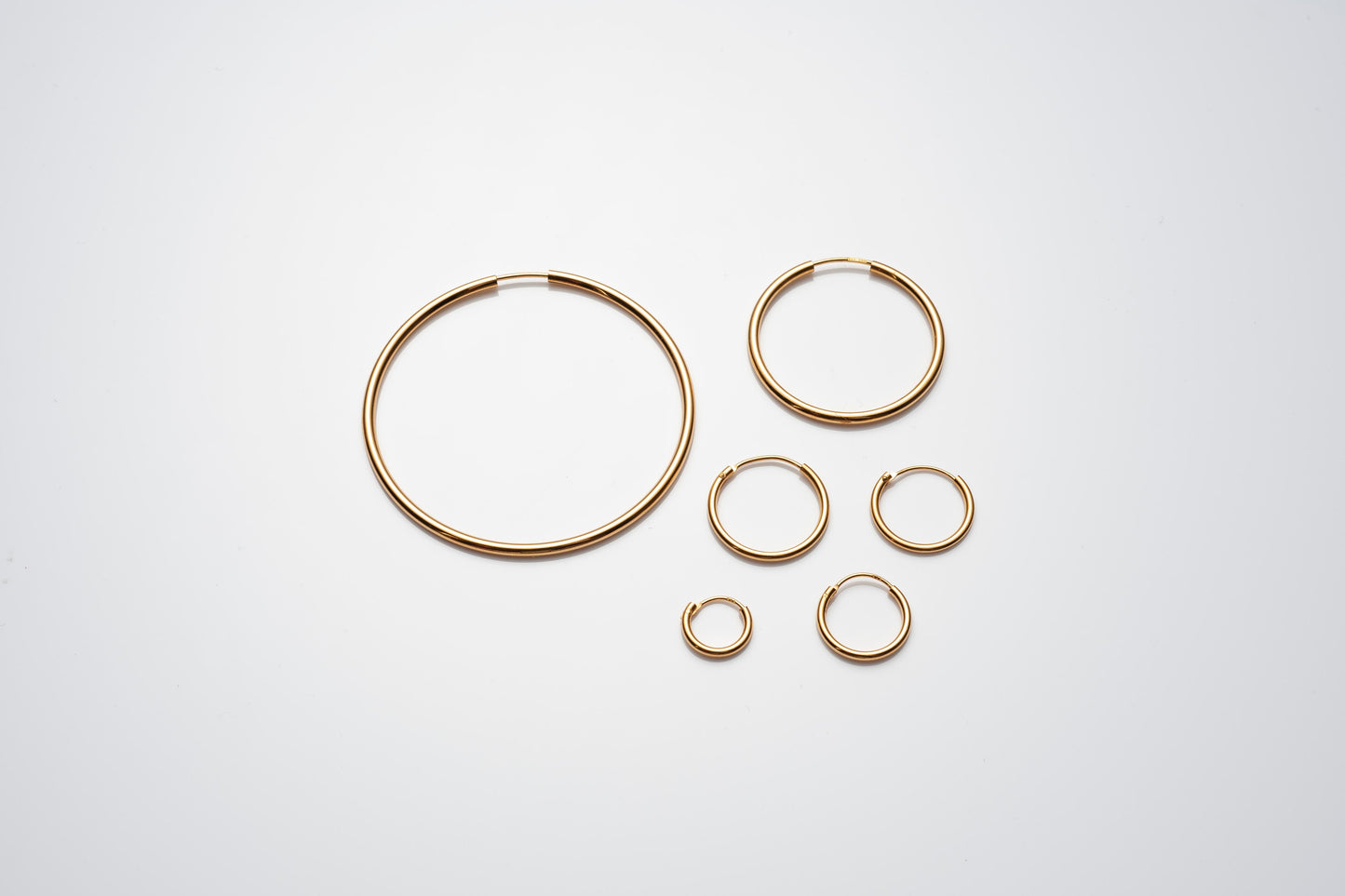 Gold Plated Hoops