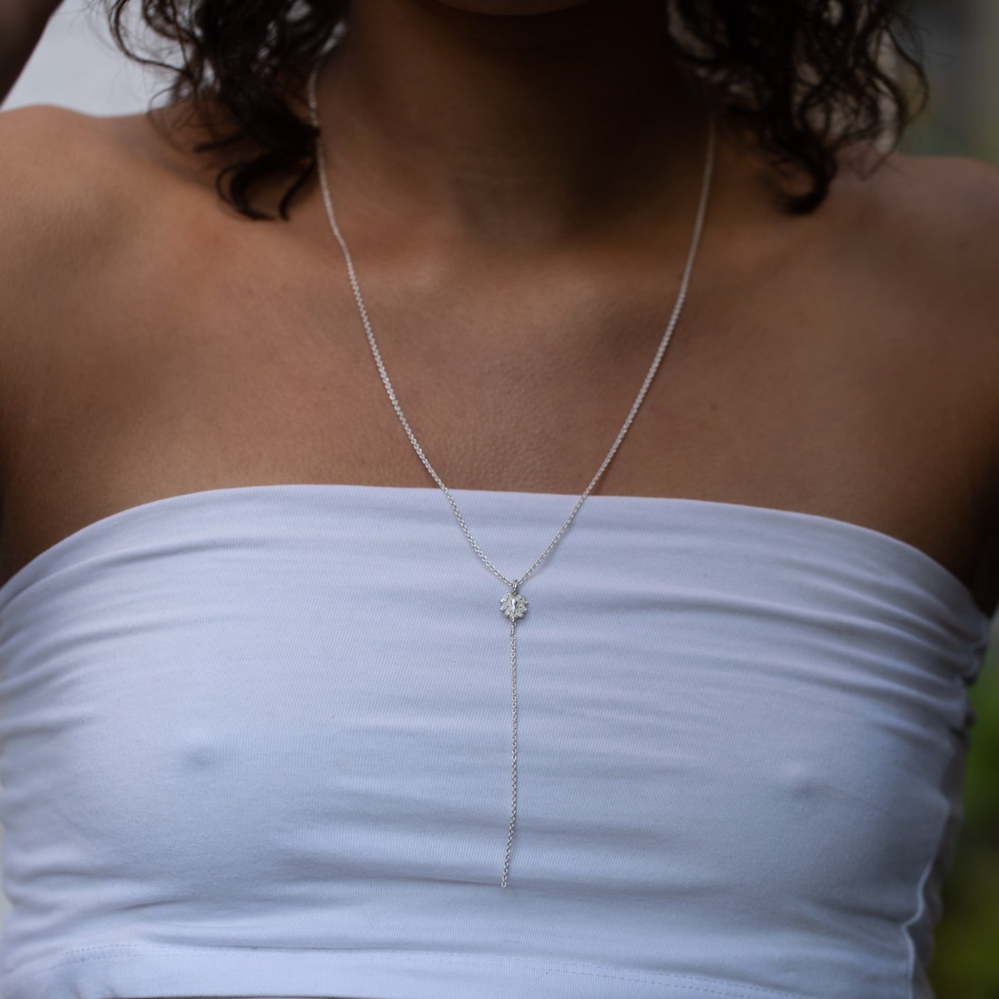 Mini Lotus Tail Necklace