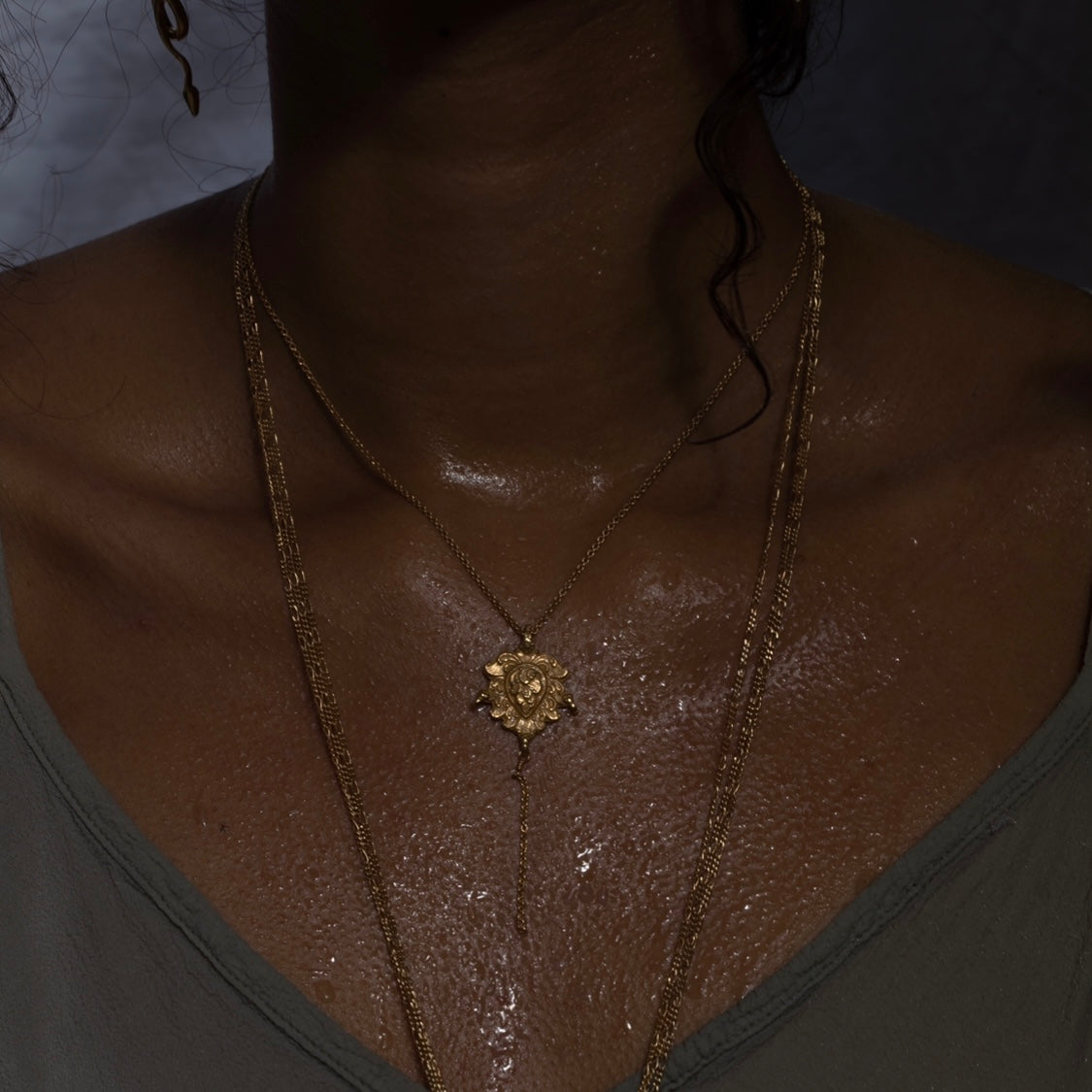 Lotus Tail Necklace