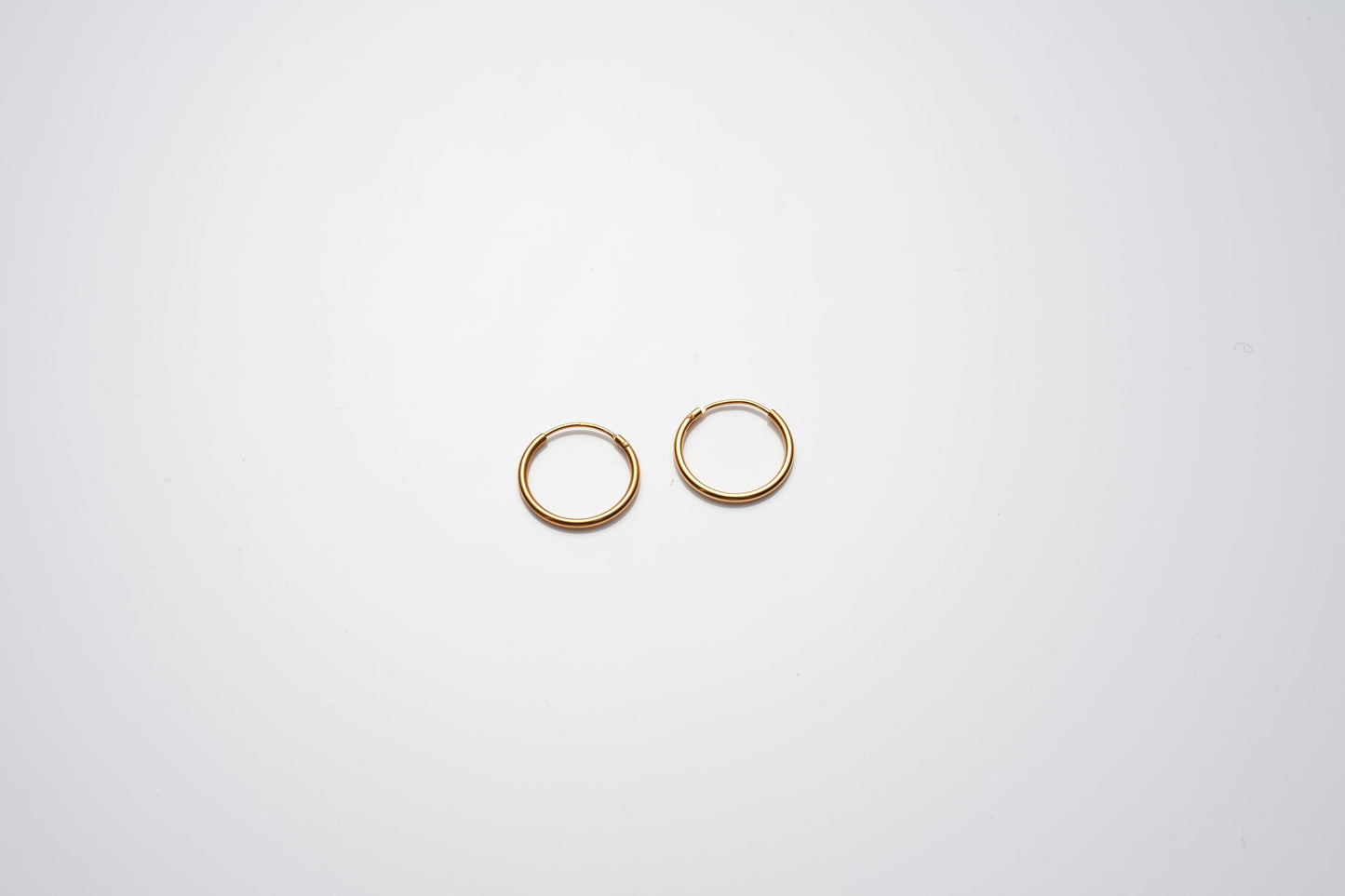 Gold Plated Hoops